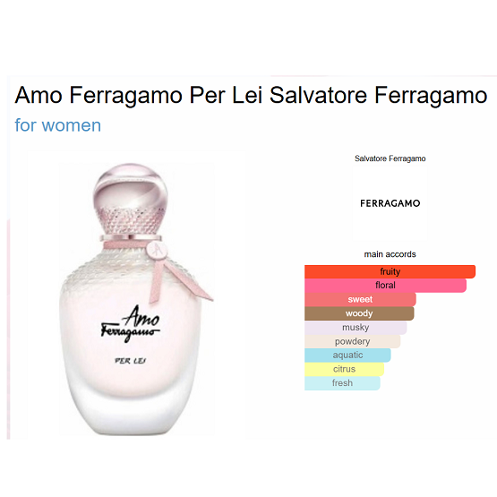 Amo Per Lei Edp 100ml Per Lei Ferragamo Perfume Salvatore