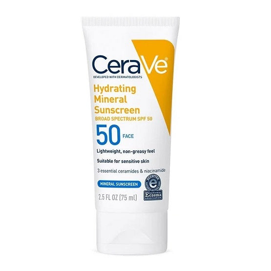 CERAVE - Hydrating Mineral Sunscreen SPF 50 - 75ml (ARR)