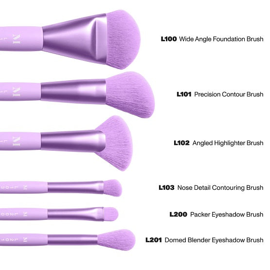MORPHE Ultra Lavender 6Piece Face & Eye Brush Set The Vault Pk