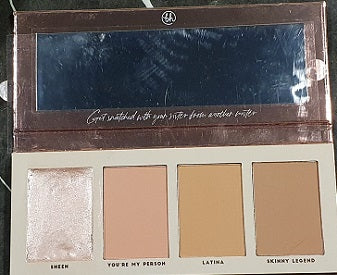 BH Cosmetics BFF Alondra and Elsy 4 Color Face Palette In Pakistan