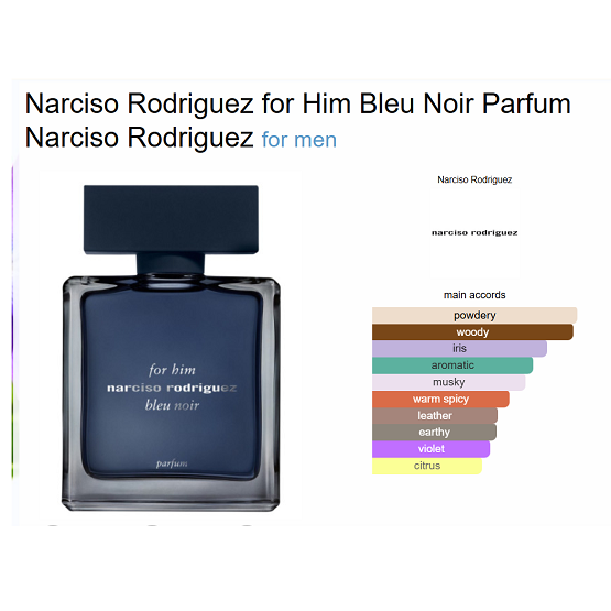Narciso - Rodriquez Bleu Noir Parfum - 100ml