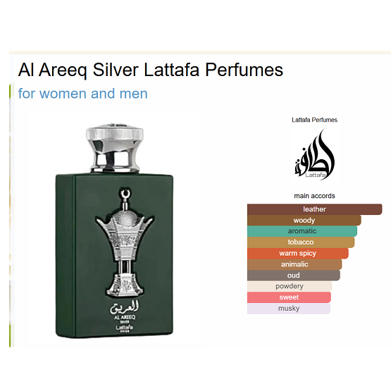LATTAFA - PRIDE AL AREEQ SILVER EDP - 100ML