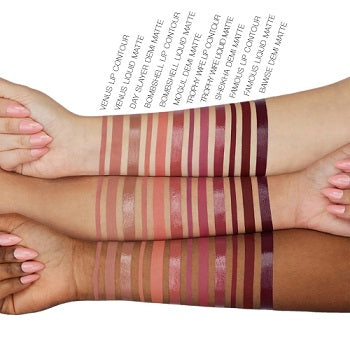HUDA BEAUTY Demi Matte Cream Lip Set Mogul Bombshell Price In Pakistan
