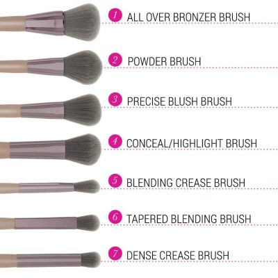 BH COSMETICS - Lavish Elegance 15 Pieces Brush Set With Cosmetic Bag