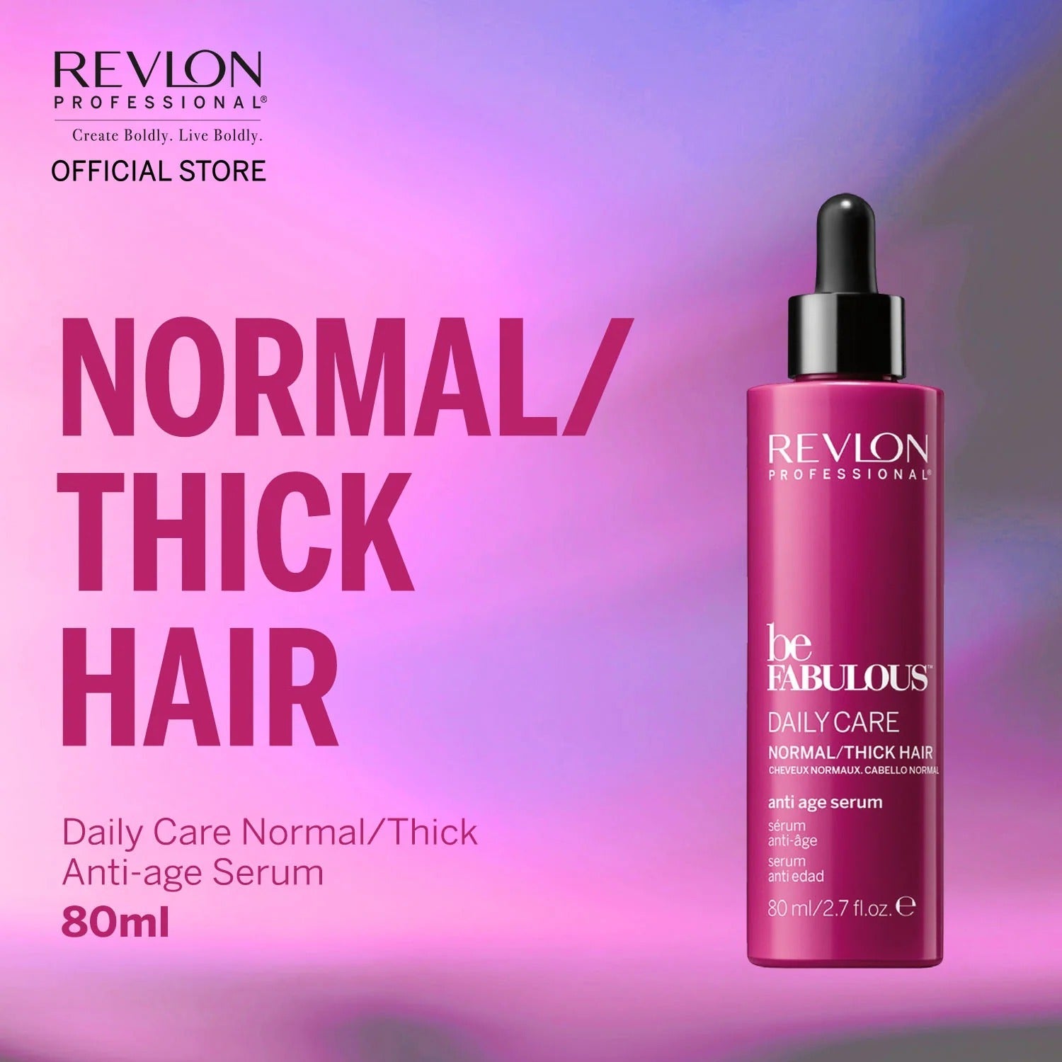 Revlon BeFabulous Normal/Thick Hair Anti-Age Serum 80ml In Pakistan
