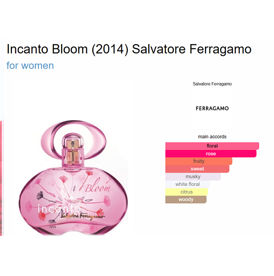 FERRAGAMO - INCANTO BLOOM WOMEN EDT - 100ML