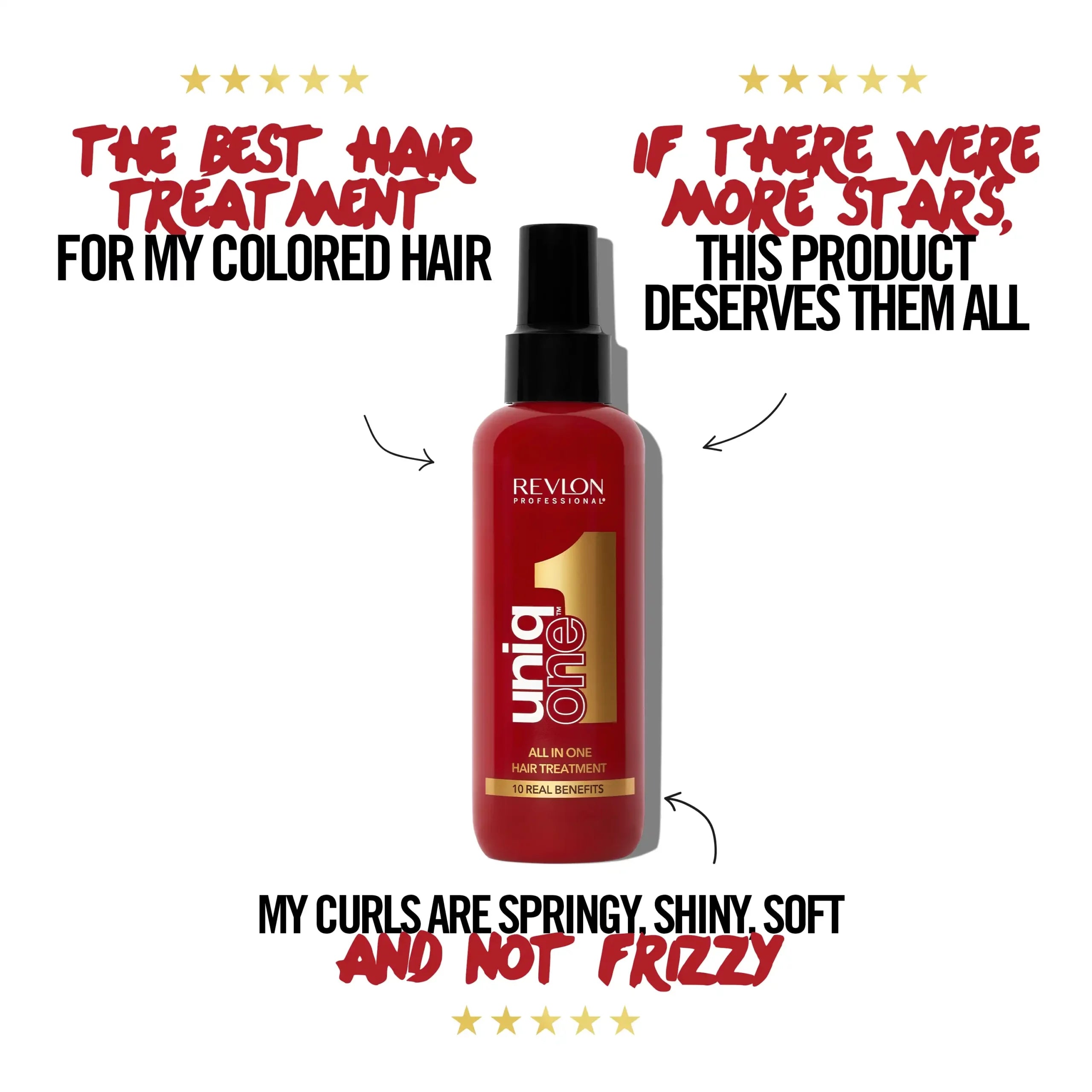 UniqONE™ Repair Hair Spray Leave-In Treatment - 150ml - "All-in-One" 10 Benefits Hair Serum - Classic Fragrance