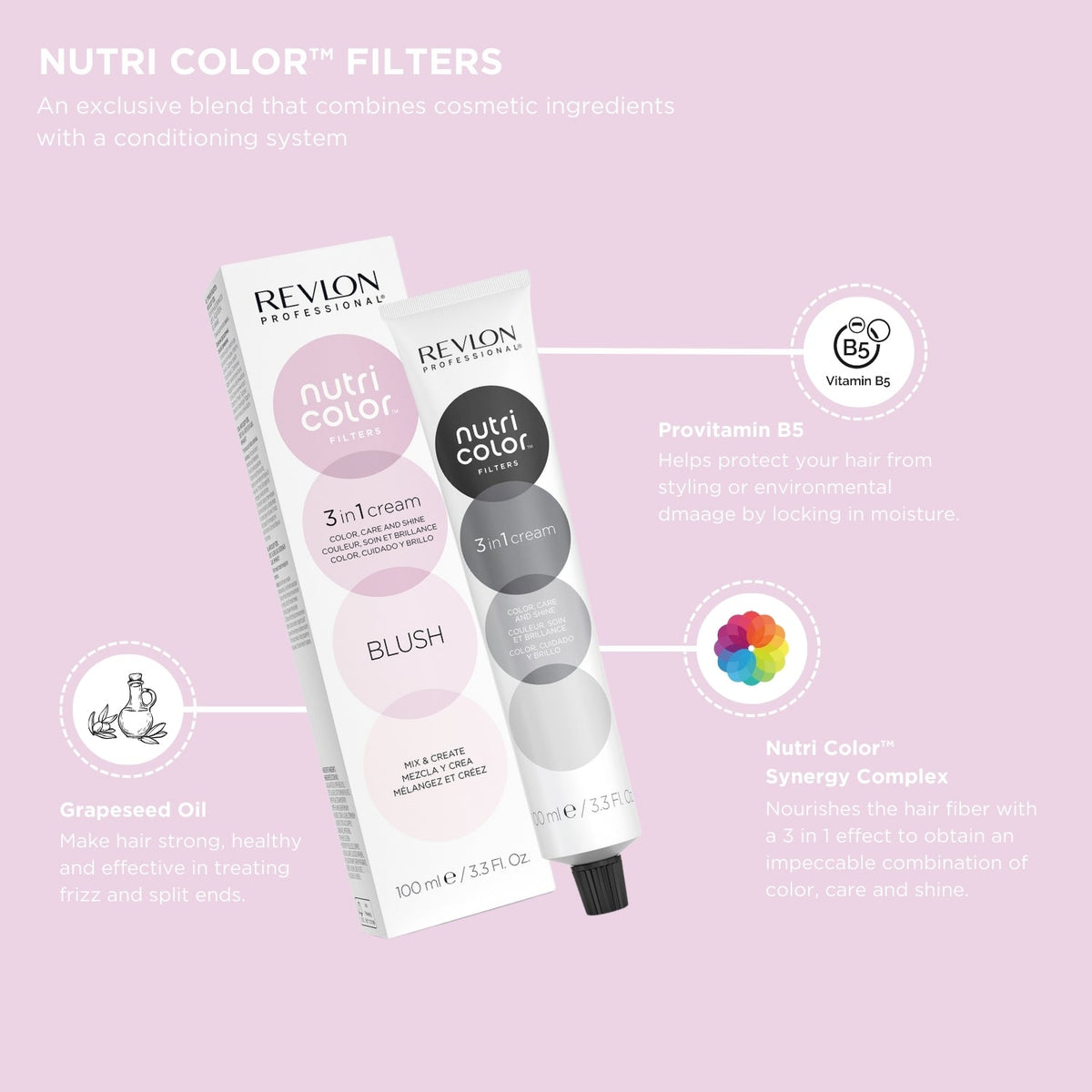 Nutri Color™ Filters 3-In-1 Hair Color - Blush - 100ml – The Vault Pk