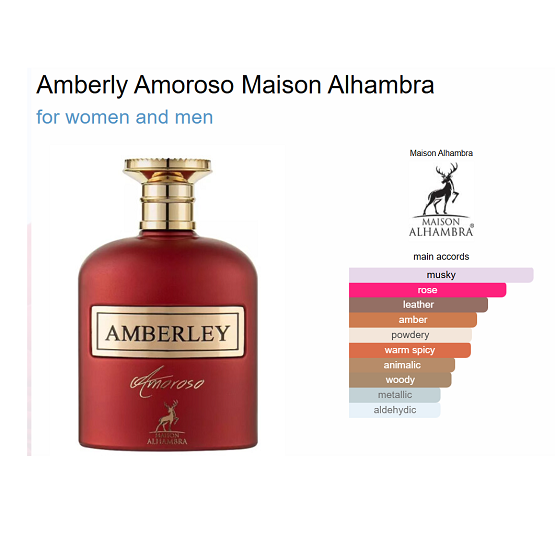 ALHAMBRA AMBERLEY AMOROSO EDP 100ML