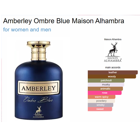 ALHAMBRA - AMBERLEY OMBRE BLUE EDP - 100ML