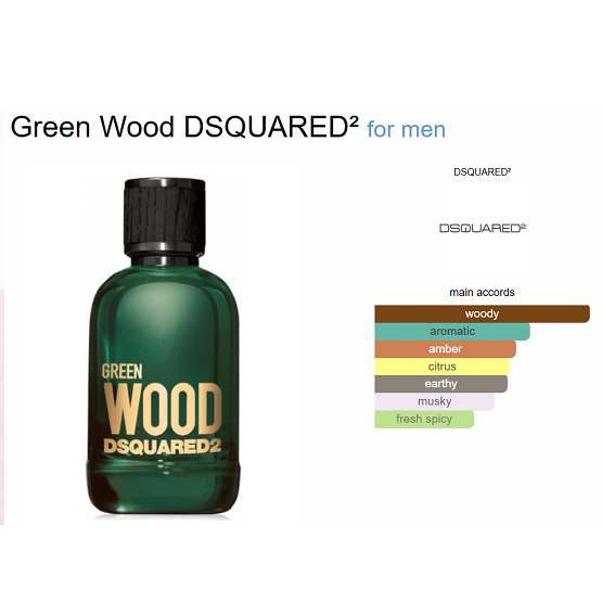 Dsquared - Green Wood - 5ML