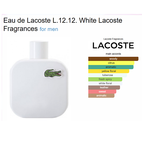 LACOSTE - EAU DE BLANC MEN EDT - 175ML