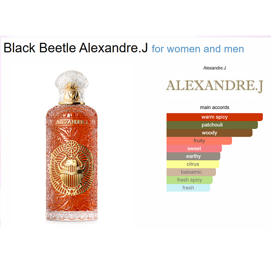 Alexandre.J - Art Nouveau Collection Black Beetle For Unisex EDP - 100ML