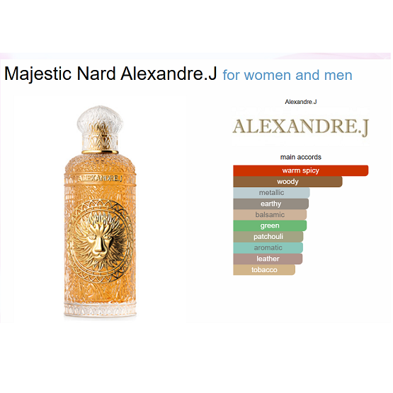 Alexandre J. - Majestic Nard Eau De Parfum - 100ml