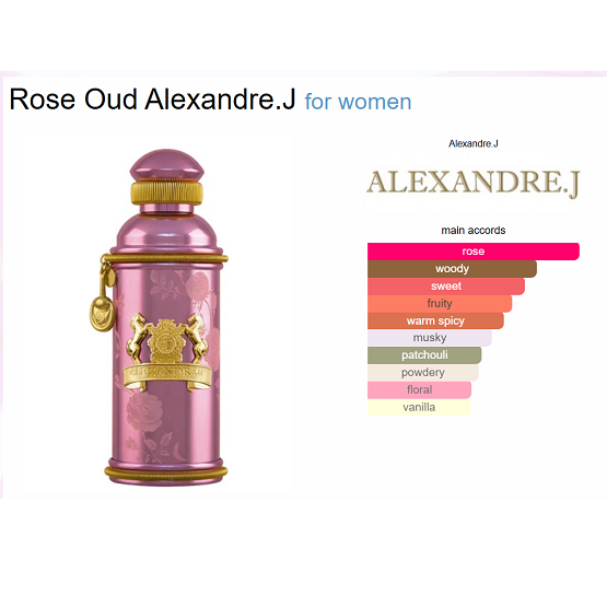 Alexandre.J - The Collector Rose Oud Eau De Parfum - 100ml