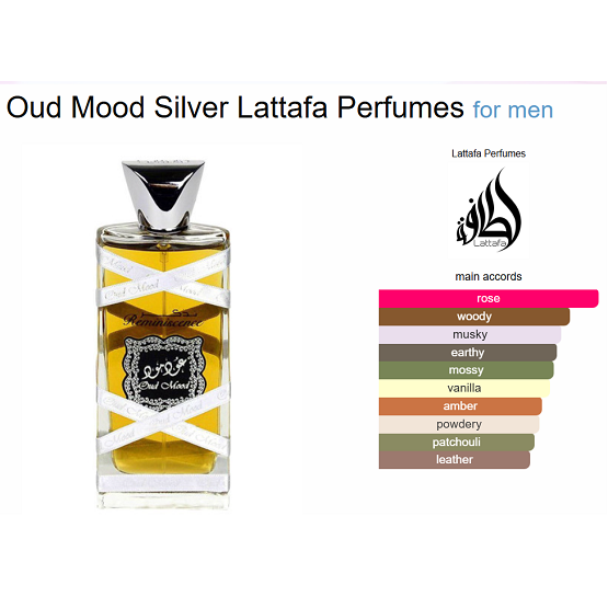 Lattafa - Oud Mood Silver perfume - 100ml