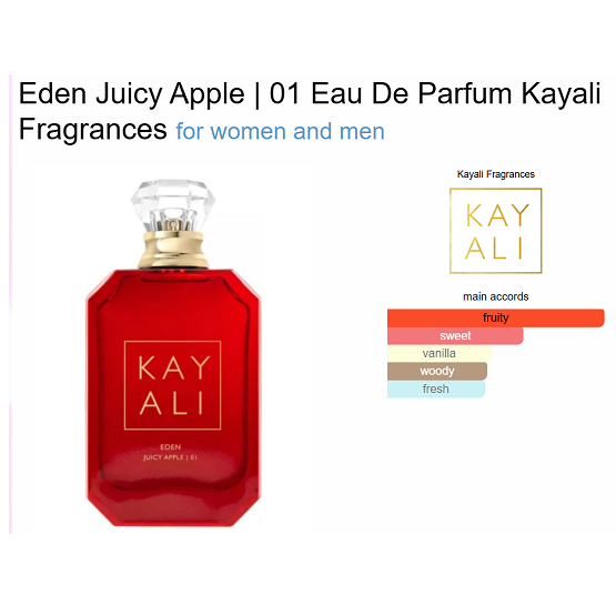 Huda Beauty Kayali - Eden Juicy Apple 01 Eau De Parfum - 100ml