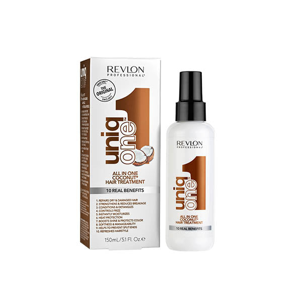  UniqONE™ Repair Hair Spray Leave-In Treatment - 150ml - "All-in-One" 10 Benefits Hair Serum - Coconut Fragrance