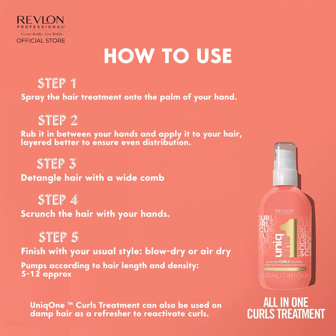 UniqONE™ All-in-One Leave-In Hair Treatment for Curls 230ml