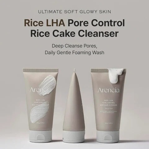 ARENCIA Rice + LHA Pore Control Rice Cake Cleanser 150G In Pakistan 