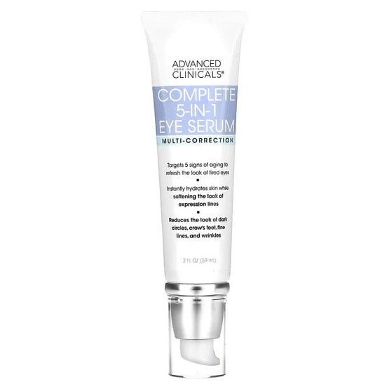 Advanced Clinicals Complete 5 in 1 Eye Serum Multi Correction 59ml