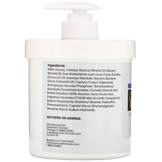 Advanced Clinicals Vitamin C Advanced Brightening Cream 454g

