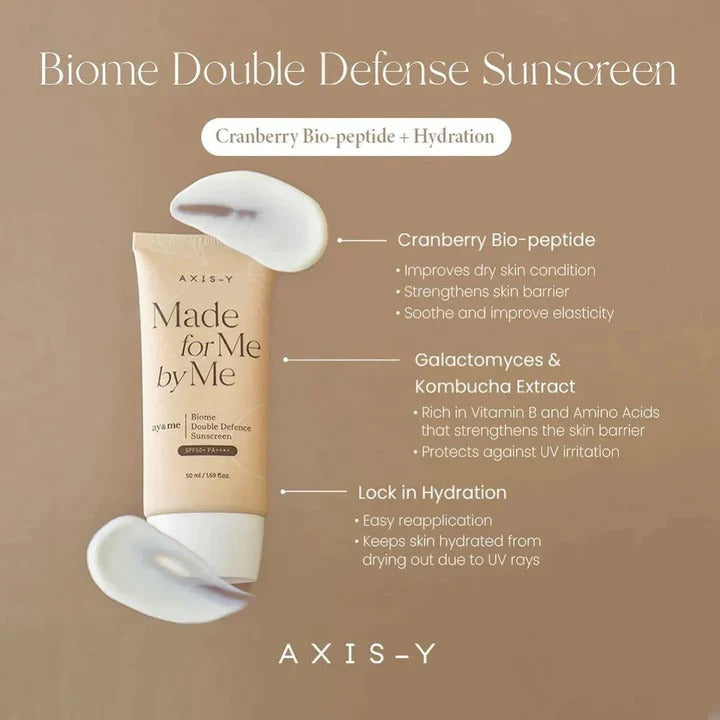Axis Y - Biome Double Defence Sunscreen - 50ml