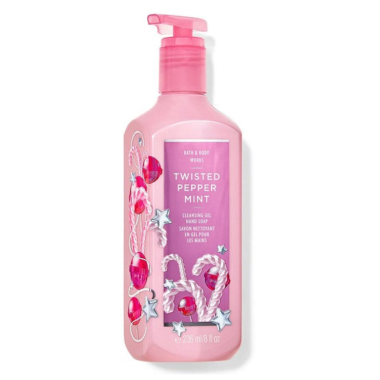 BATH BODY WORKS Twisted Peppermint Cleansing Gel Hand In