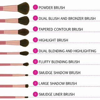 BH Cosmetics Its My Raye Raye 9 Piece Brush Set Price In Pakistan