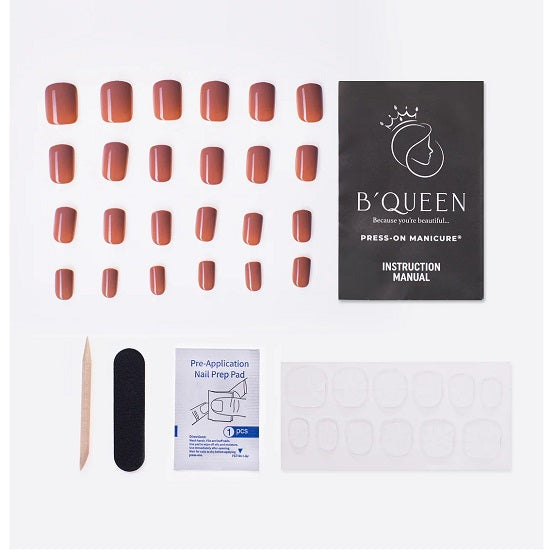 B'QUEEN Solid Nails Rust (Square) In Pakistan