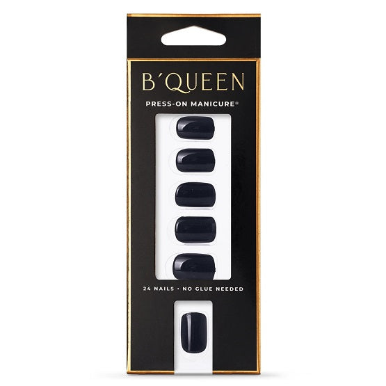 B'QUEEN Solid Nails Black (Square) In Pakistan - The Vault