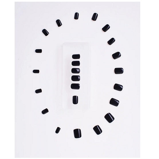 B'QUEEN Solid Nails Black (Square) In Pakistan - The Vault