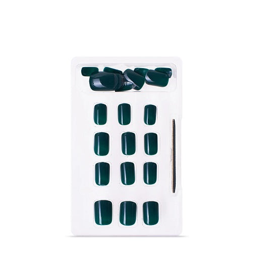 B'QUEEN Solid Nails Bottle Green In Pakistan - The Vault 