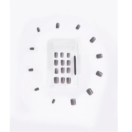 B'QUEEN Solid Nails Dark Grey In Pakistan - The Vault