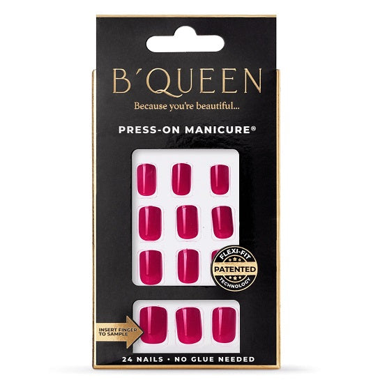 B'QUEEN Solid Nails Hot Pink In Pakistan - The Vault