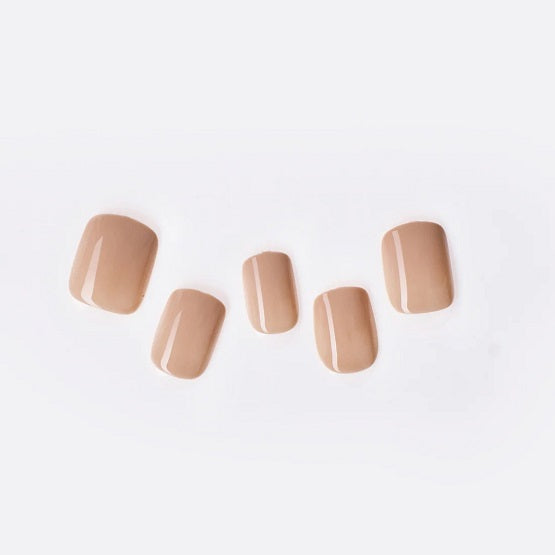 B'QUEEN Solid Nails Light Nude (Square) In Pakistan - The Vault