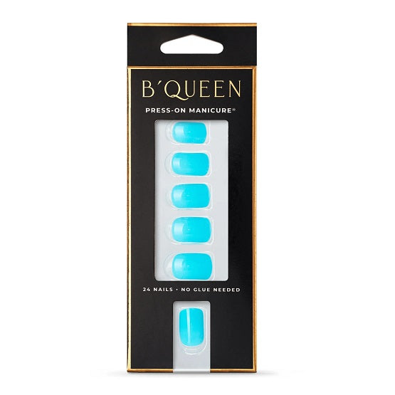 B'QUEEN Solid Nails Neon Blue In Pakistan - The Vault