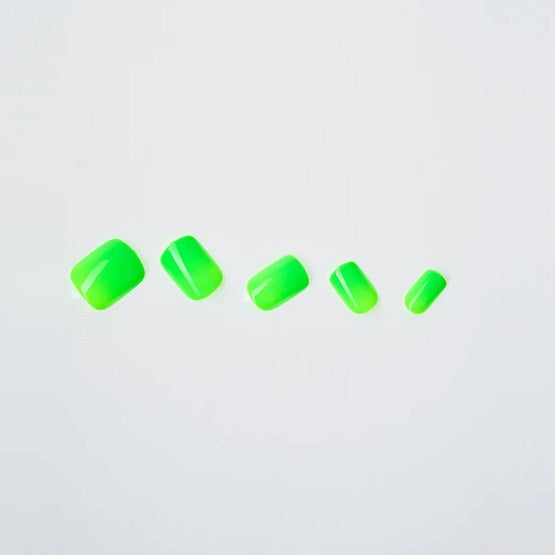 B'QUEEN Solid Nails Neon Green In Pakistan - The Vault