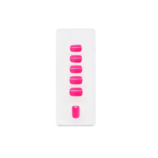 B'QUEEN Solid Nails Neon Pink In Pakistan - The Vault