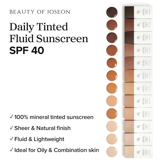 Beauty of Joseon Daily Tinted Fluid Sunscreen LP100 In Pakistan 
