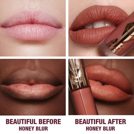 CHARLOTTE TILBURY - Airbrush Flawless Matte Lip Blur Liquid Lipstick - Honey Blur