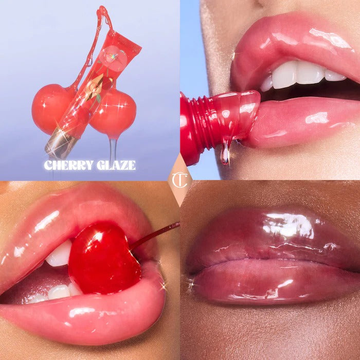 CHARLOTTE TILBURY Unreal Lips Healthy Glow Nectar Lip Oil Juicylicious Cherry Glaze In Pakistan 