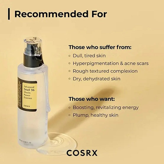 COSRX + AXIS Y - Advanced Snail 96 Mucin Power Essence - 100ml + Dark Spot Correcting Glow Serum - 50ML