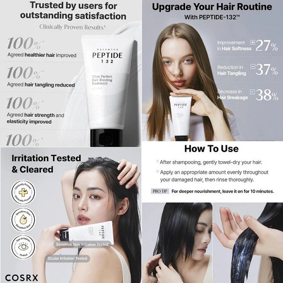 COSRX PEPTIDE-132 Ultra Perfect Hair Bonding Treatment 120ML
