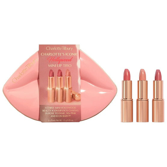 Charlotte Tilbury Mini Iconic Hollywood Lipstick Trio Gift Set Price In Pakistan