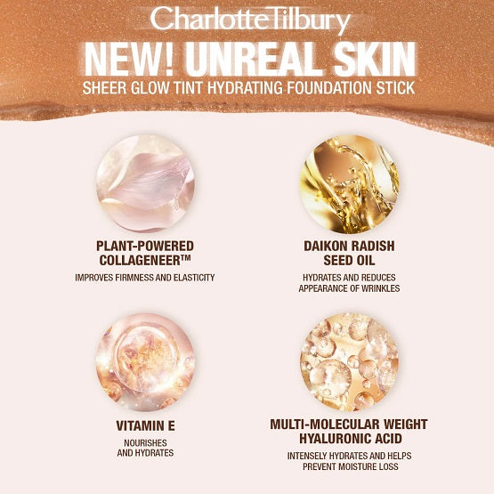 Charlotte Tilbury - Unreal Skin Sheer Glow Tint Hydrating Foundation Stick - 3 Fair