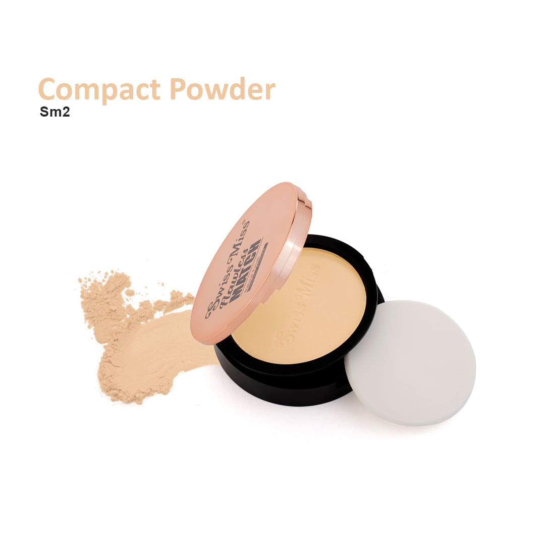 Msc Compact Powder Swiss Miss Compact Powder Fine Ivory SM 02 Price In Pakistan – The Vault Pk