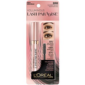 Loreal Paris – Voluminous Lash Paradise Washable Blackest Black Mascara 200