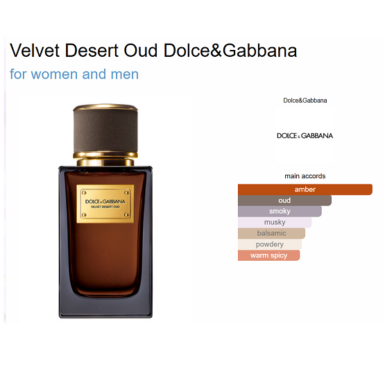 Dolce & Gabbana Velvet Desert Oud EDP 100ml In Pakistan - The Vault