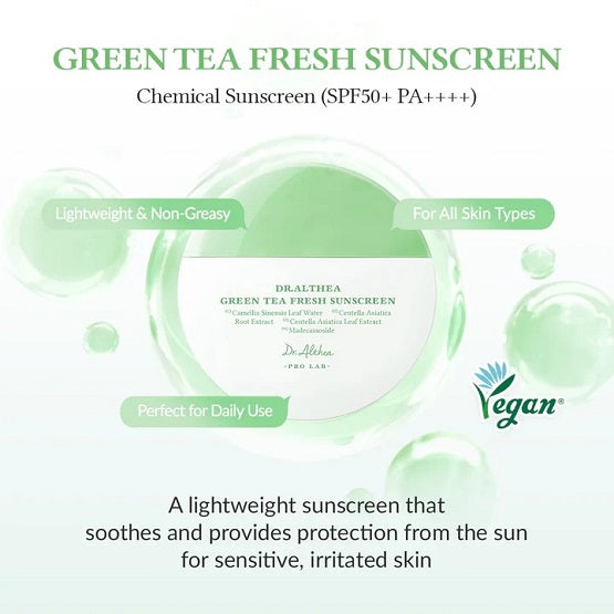 Dr Althea Green Tea Fresh Sunscreen 45ml In Pakistan - The Vault